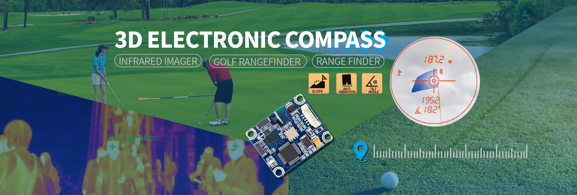Qualität Neigungs-Sensor-Inklinationskompaß Fabrik